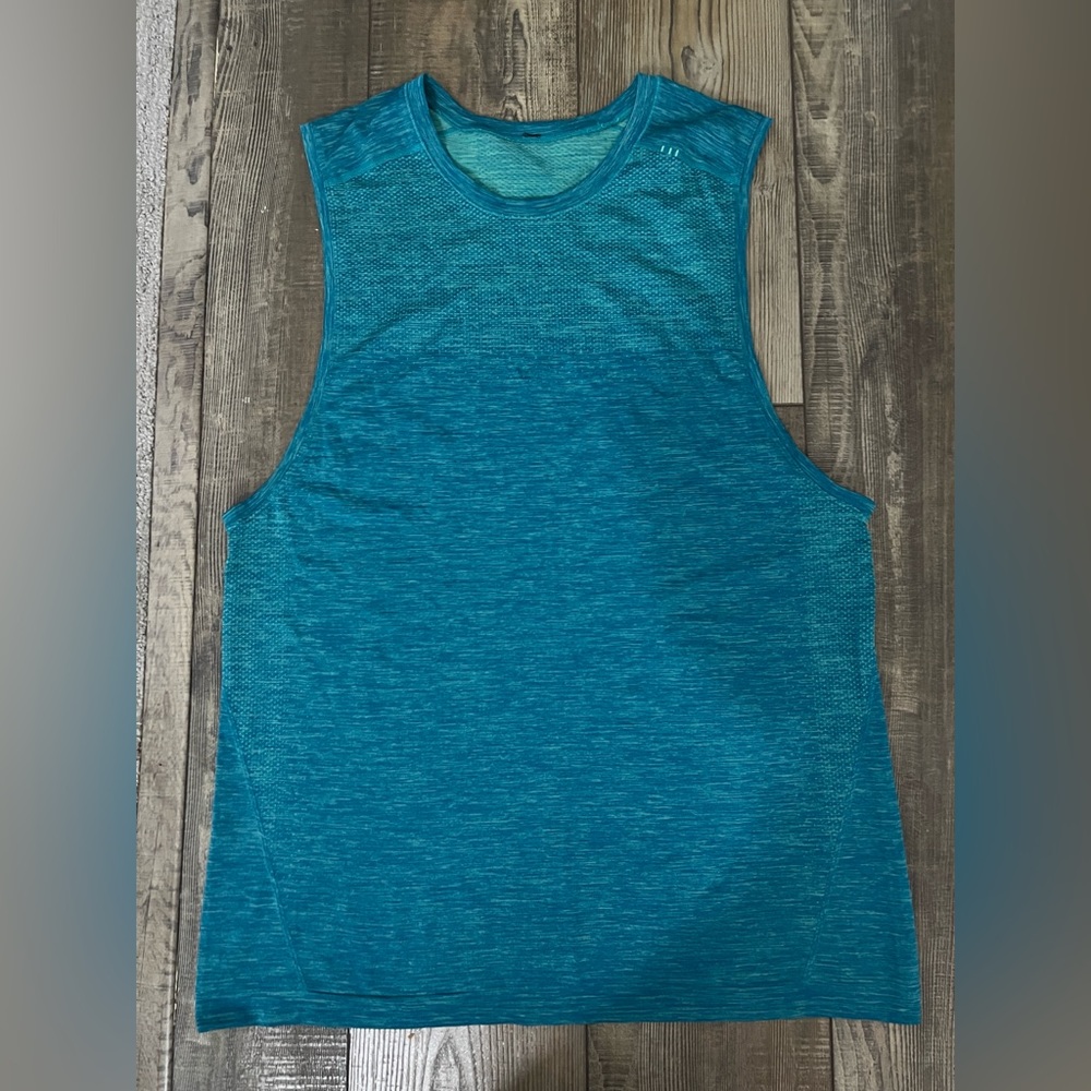 lululemon athletica Teal Muscle Tank Top